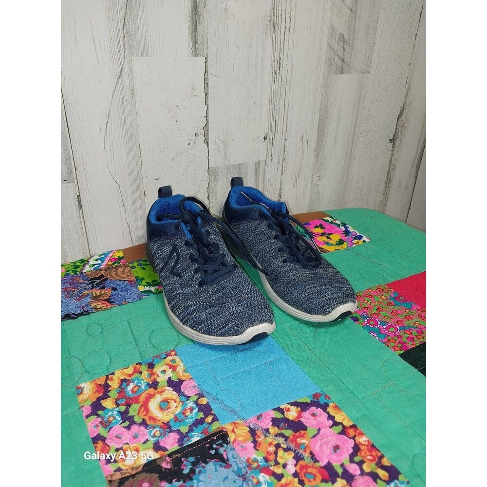 Vionic Adley Knit Sneakers Shoes Lace Up Blue Women's 7 EU 38
